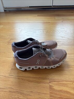 Pink on cloud sneakers
